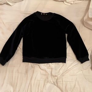 Vintage Navy Velvet Streetwear Sweater ($15 Bundle)